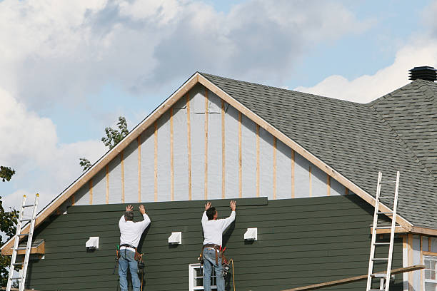 Professional Emergency Siding Repair technician working in Port Royal, PA